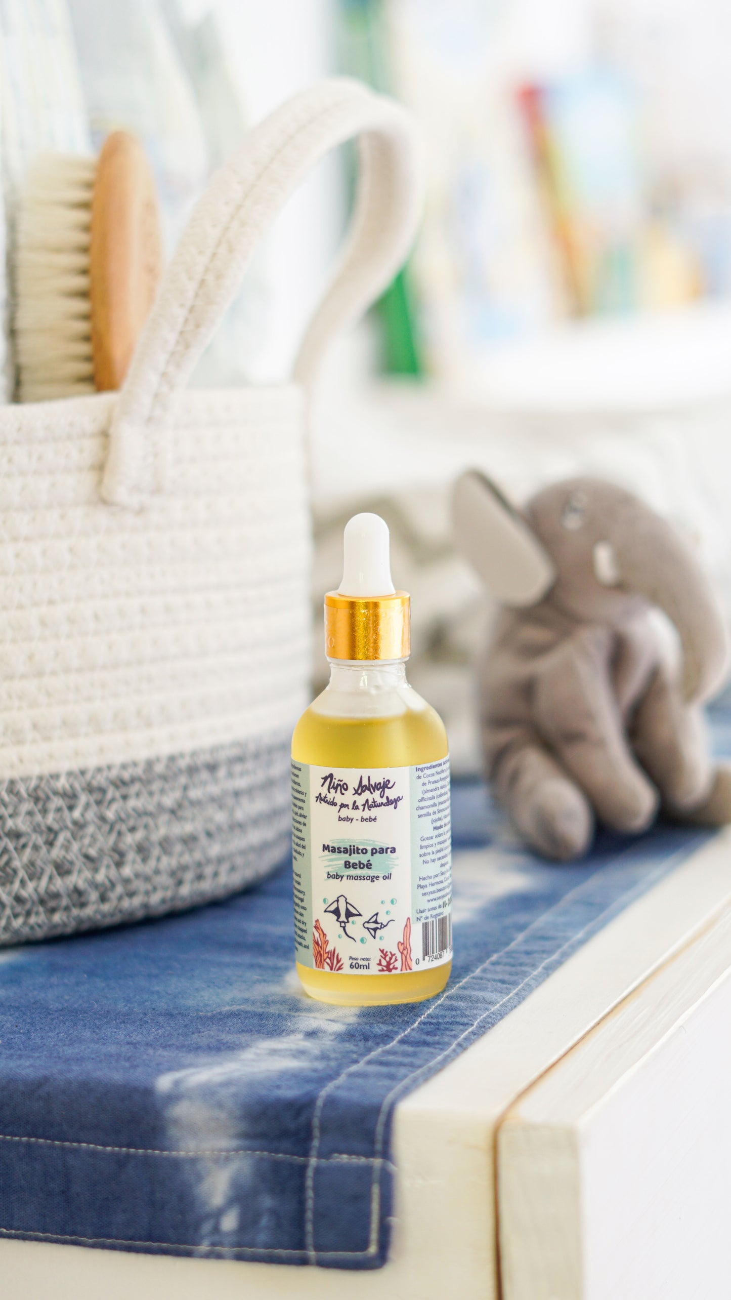 All natural baby massage oil