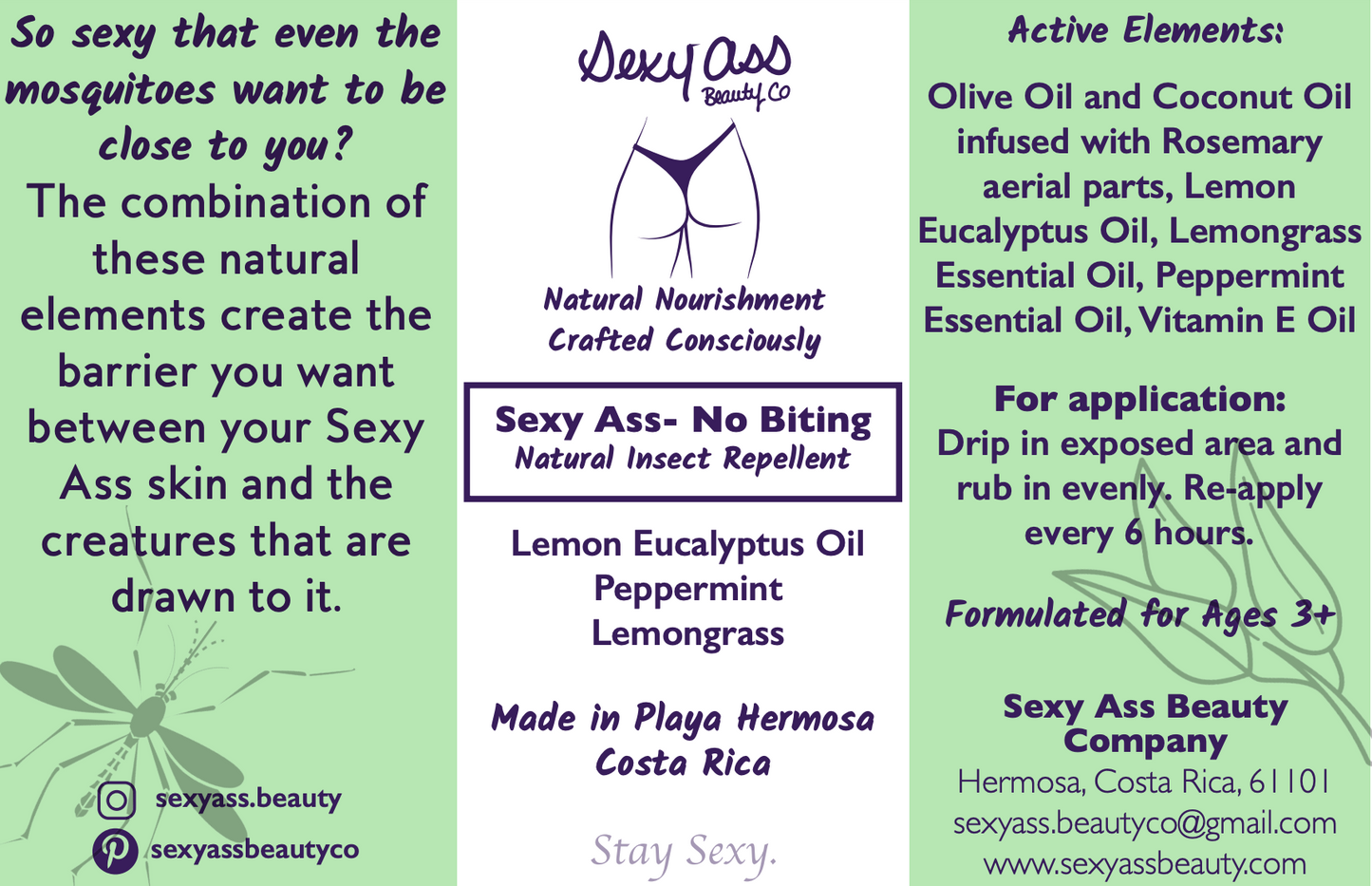 Natural repellent for Costa Rica