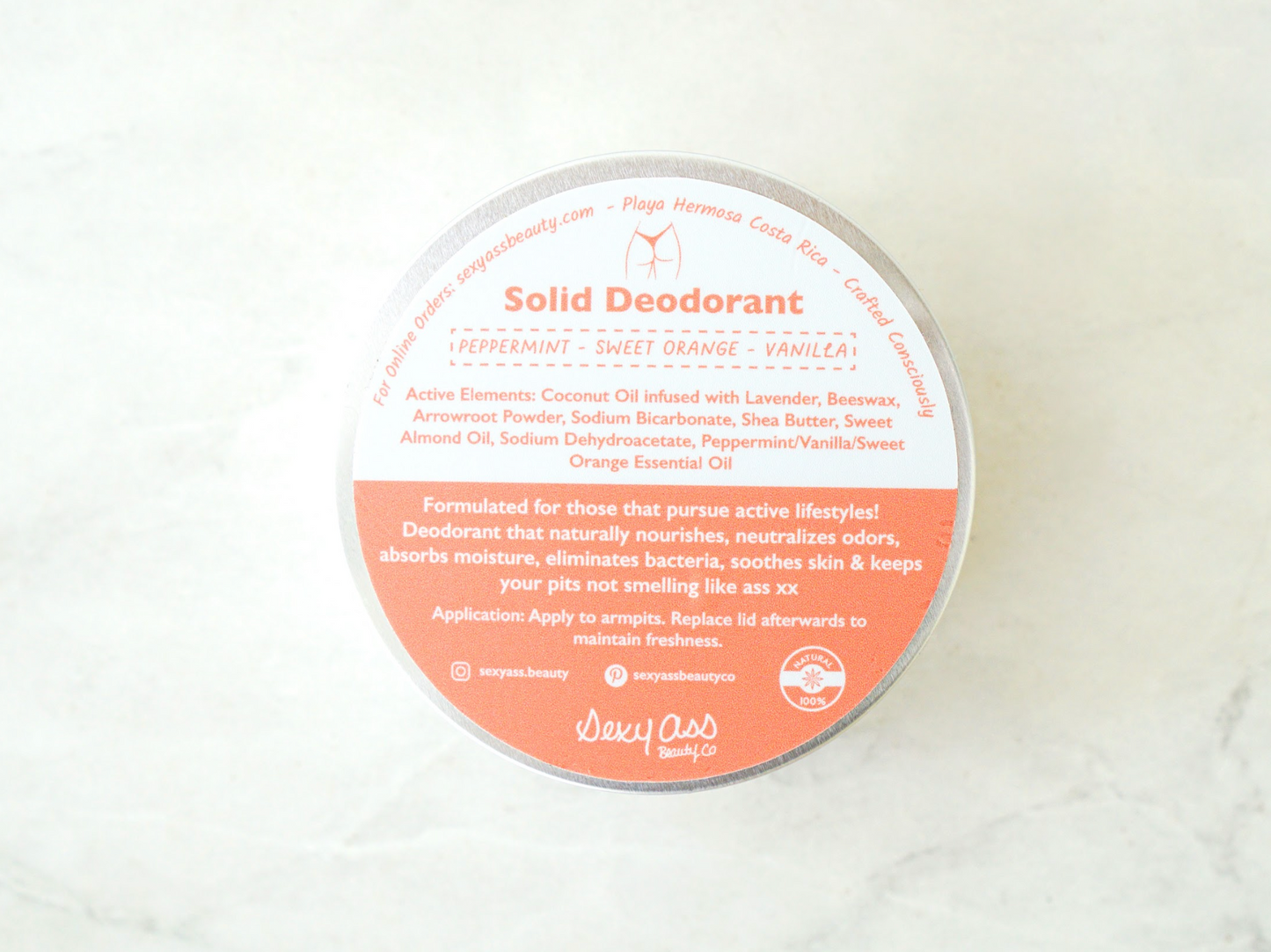 Natural deodorant