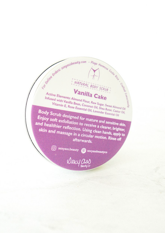 Natural exfoliating body scrub