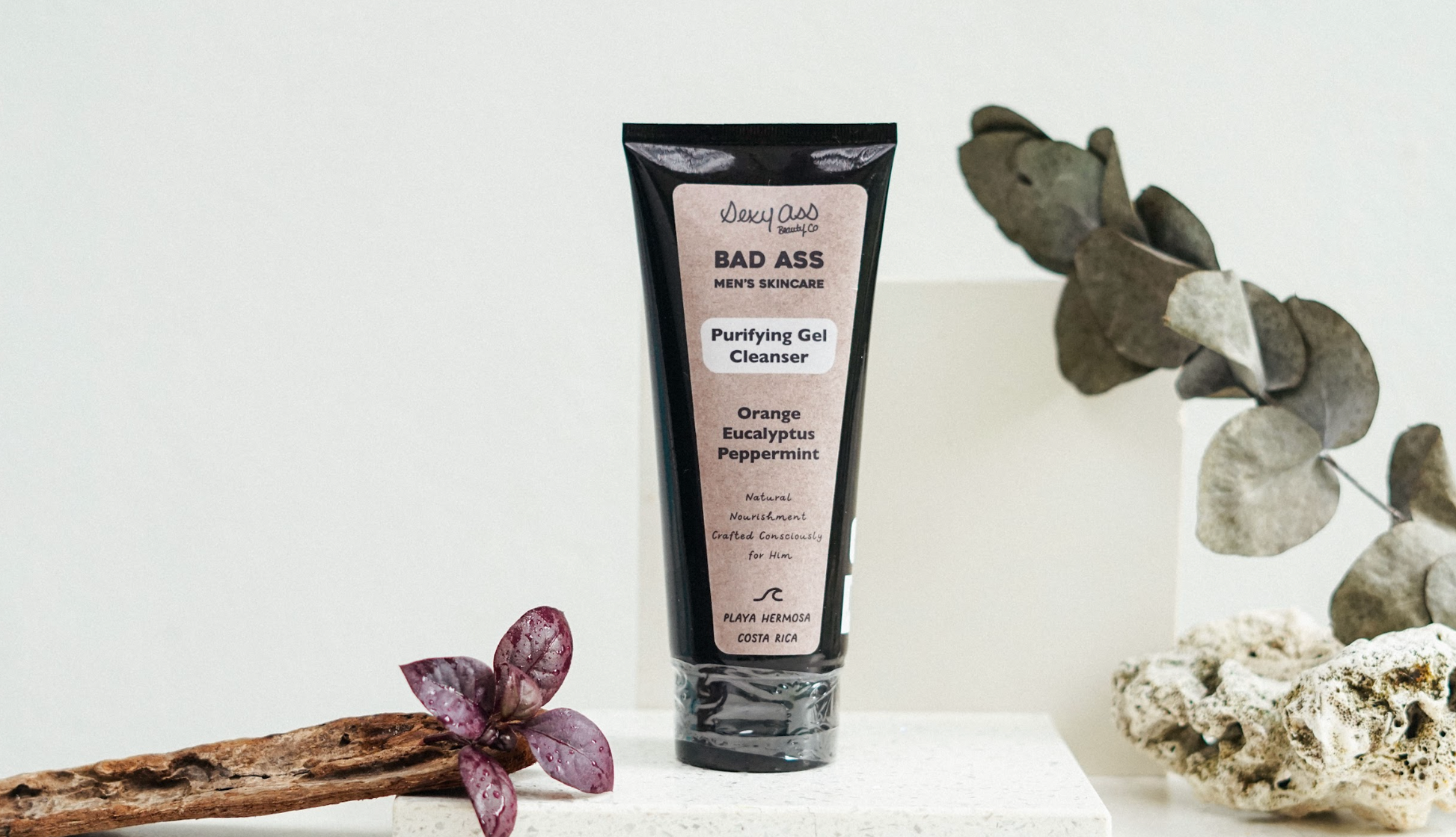 Natural gel cleanser for men
