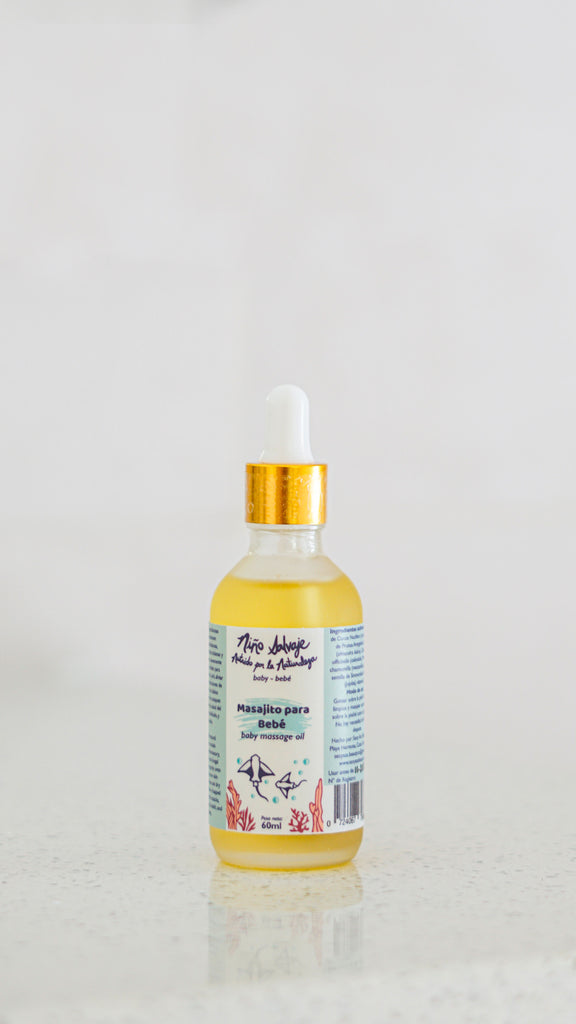 All natural baby massage oil