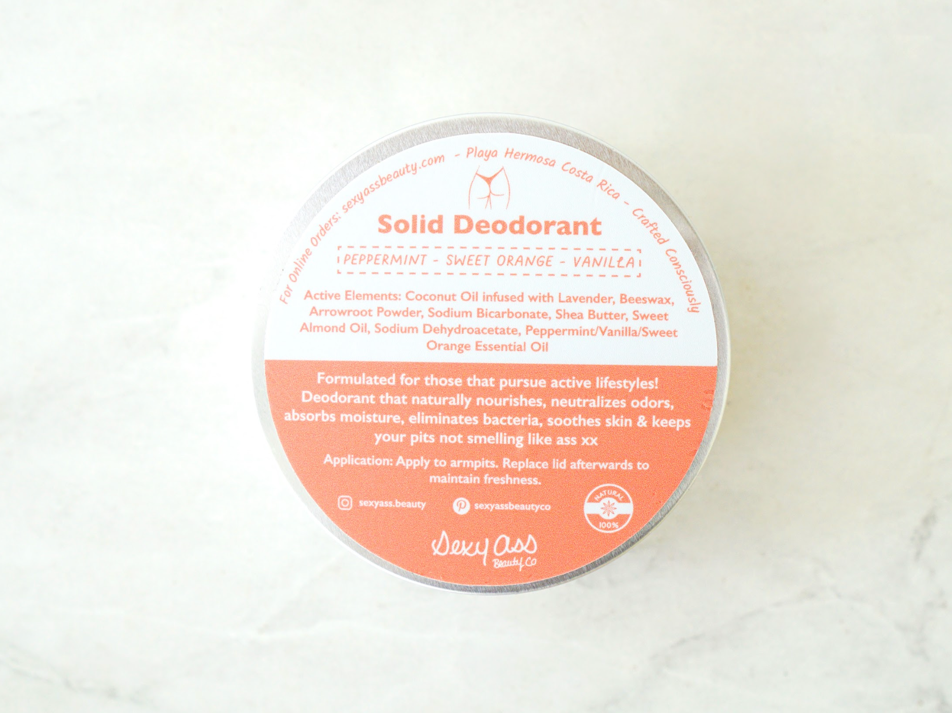 Natural deodorant 