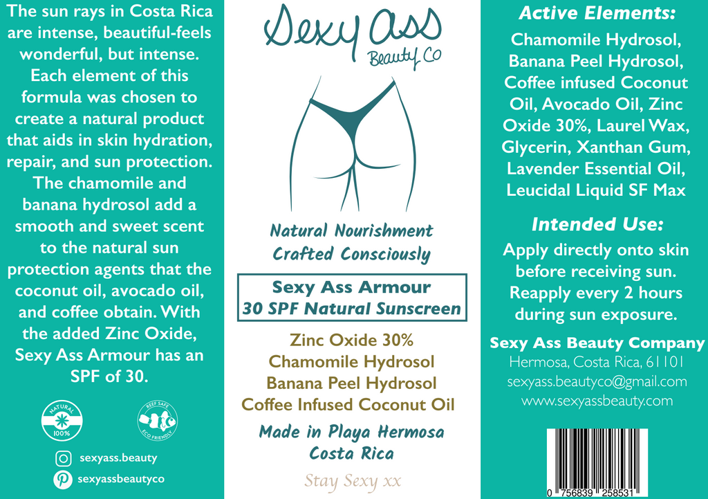 Natural Sunscreen SPF 30 Costa Rica 